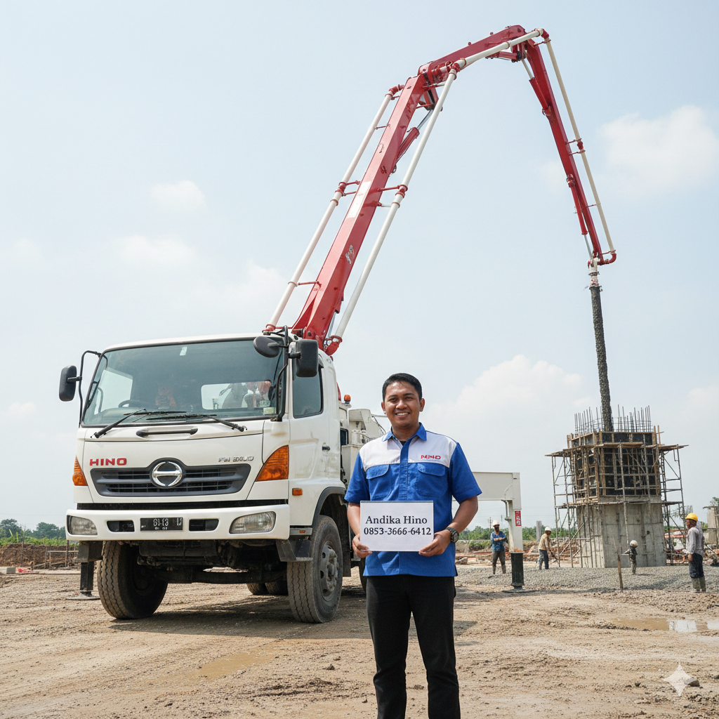 hino concrete pump